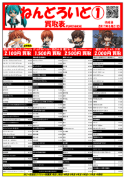 ねんどろいど - フィギュア買取TOP