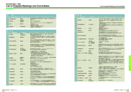 会議・委員会 - 新東京病院
