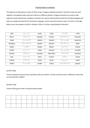 7 Rhodes Names in Katakana The Japanese writing