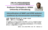 Professor Christophe A. SERRA University of Strasbourg