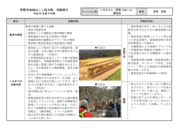 開拓団 活動報告（平成26年度下半期）（PDF：160KB）