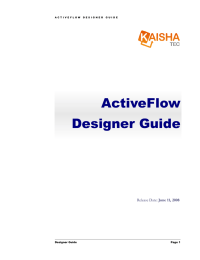 ActiveFlow DesignGuide