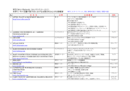 WTC2011展示会で収集した資料(JTA蔵書)