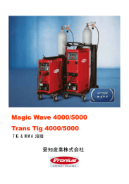 Magic Wave 4000/5000 Trans Tig 4000/5000