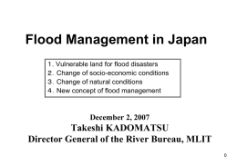 わが国における治水対策の取り組み - ICHARM The International