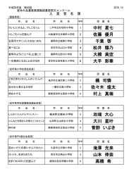 65回入賞者名簿 - 岩手県学校生協