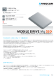 Mobile Drive Mg SSD Thunderbolt/USB3.0 データシート（7.7MB）