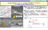 国田大橋西交差点改良により、1100mの渋滞がほぼ解消（PDF：308KB）