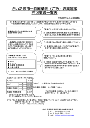 一般廃棄物取集運搬業許可業者一覧（PDF形式：326KB）