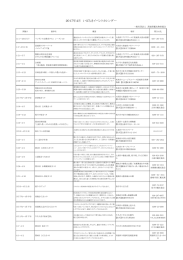 イベント一覧を印刷