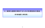 6．確実な避難を実施するための各種施策の推進（静岡県）