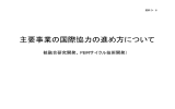 主要事業の国際協力の進め方について - 国立研究開発法人日本原子力