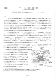 イノベーション創出と芸術の接点－文理融合研究の具体例
