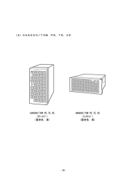 （2）HA8000／70W PE，TE，VE HA8000/70W PE,TE,VE (ﾀﾜｰﾀｲﾌﾟ