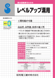 レベルアップ溝用