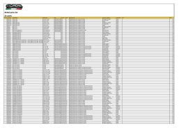 Retail price list Ex work