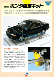 すべてのホンダ車のロッカーバネルの横サイ ドと 下部の耳(ピンチウェルド