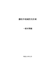 地域防災計画（一般対策編）（PDF：1.4MB）