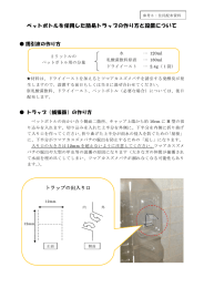 ペットボトルを使用した簡易トラップの作り方と設置について