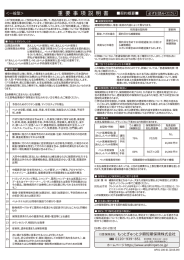 「重要事項説明書」を必ずご確認ください。