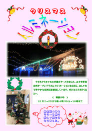 今年もオープンテラスにクリスマスイルミネーション！