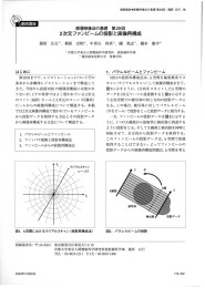 2次元ファンビームの投影と画像再構成