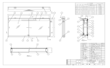 アルミ製屋外掲示板組立図 D－110型（壁仕様） 馬單