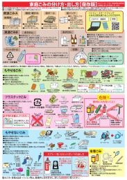 家庭ごみの分け方・出し方