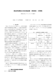 17. 鉄道用運転状況記録装置（映像型）の開発