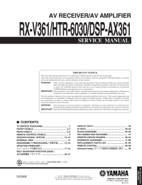 RX-V361/HTR-6030/DSP-AX361