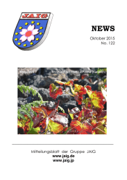 Oktober 2015 No. 122 Mitteilungsblatt der Gruppe JAIG www.jaig.de