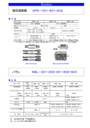 固定減衰器 KPD－401・601・602 バラン KBL－201・202・401・60