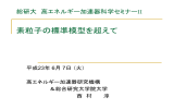 記者懇談会 重力の謎に迫る ～ブラックホール、ストリング、多次元宇宙～