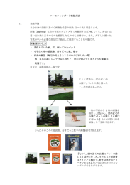 ニーモニックガード登録方法 1． 登録準備 自分自身の記憶に基づく画像