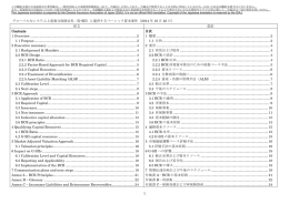 IAIS BCR文書（2014年10月23日公表）（PDF