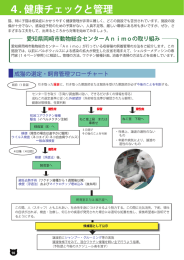 健康チェックと管理