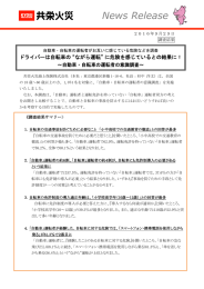 自動車・自転車の運転者の意識調査