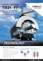 TM21-FP IE4 高効率永久磁石形電動機リーフレット_DT-9ZW034-A