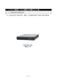 HA8000/NS220 DM1 （筐体色：黒） 1．1 HA8000／NS220 （1