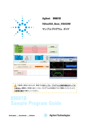 Sample Program Guide 89601B