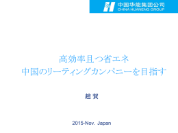 華能集団安全監督與生産部趙賀主任(日)