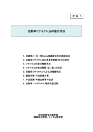 自動車リサイクル法の施行状況