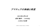 アマチュアの無線と衛星