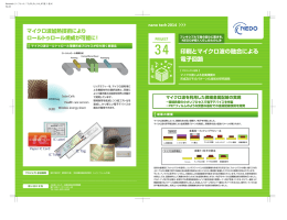 マイクロ養皮カ=熱技術により ロールトゥロール焼成が可能に