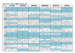 全会場プログラム