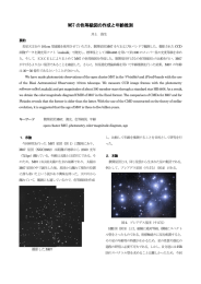 M67 の色等級図の作成と年齢推測