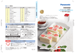 取扱説明書 SD-BH1001