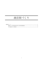 商店街づくり - 沖縄県産業振興公社