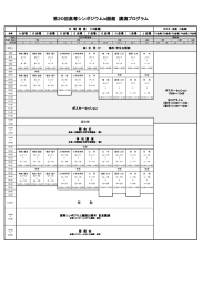 第20回高専シンポジウムin函館 講演プログラム