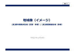 地域像（イメージ） - 東京都都市整備局